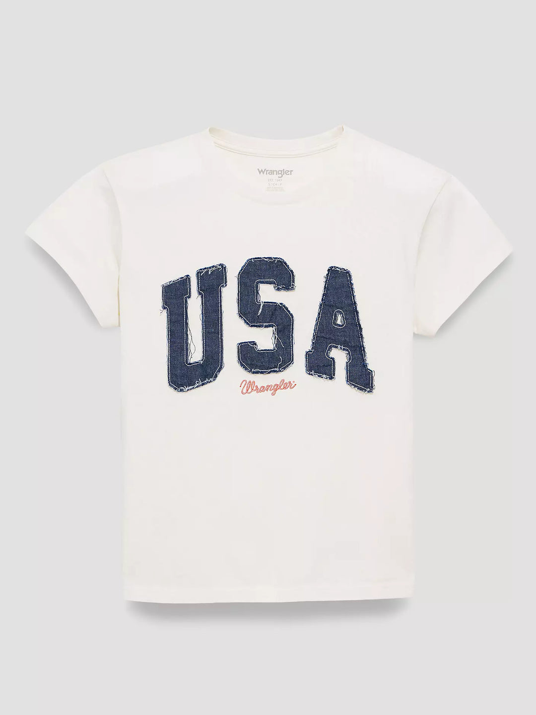 Ladies Wrangler Denim USA Retro Regular Graphic Tee - 112375878