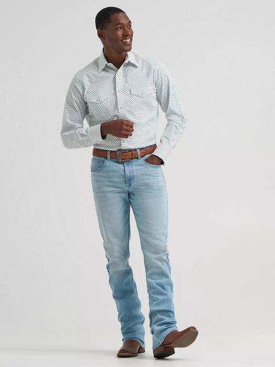 Men's Wrangler 20X® Competition Advanced Comfort Long Sleeve Two Pocket Western Snap Shirt - 112378711