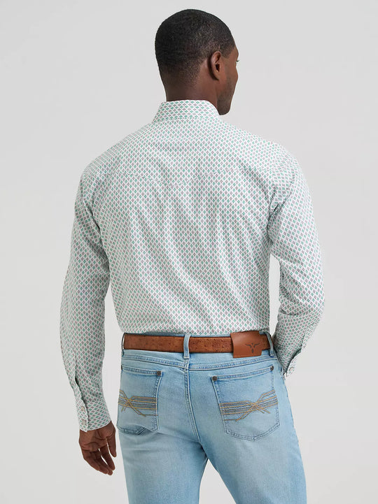 Men's Wrangler 20X® Competition Advanced Comfort Long Sleeve Two Pocket Western Snap Shirt - 112378711