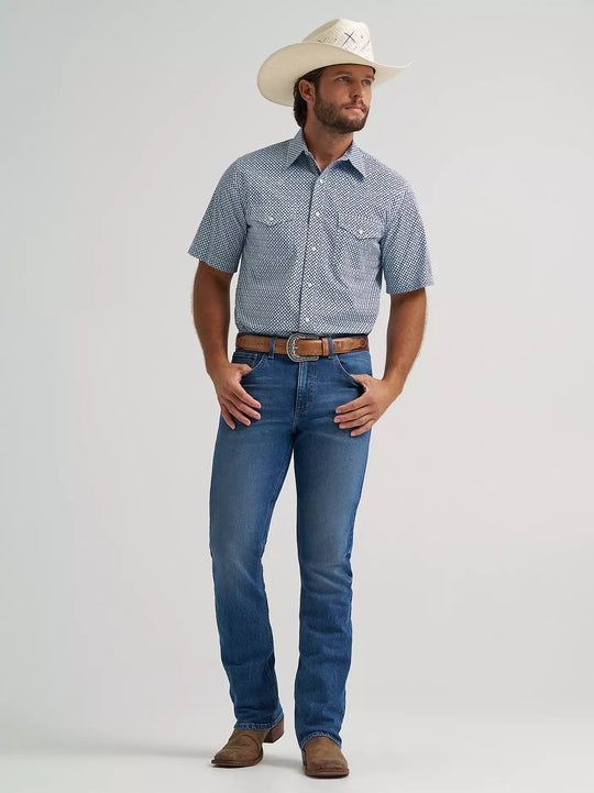 Men's Wrangler 20X® Competition Advanced Comfort Short Sleeve Western Snap Shirt - 112378713