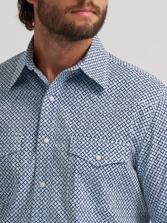 Men's Wrangler 20X® Competition Advanced Comfort Short Sleeve Western Snap Shirt - 112378713