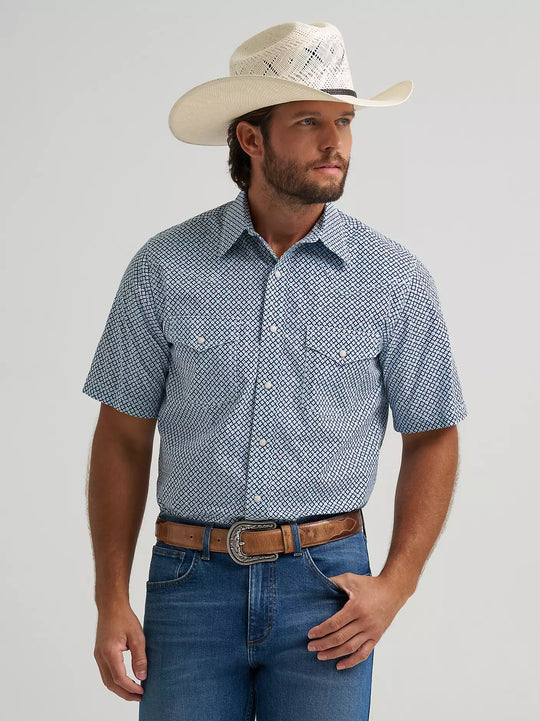Men's Wrangler 20X® Competition Advanced Comfort Short Sleeve Western Snap Shirt - 112378713