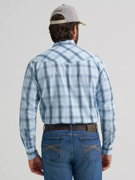 Men's Wrangler 20X® Competition Advanced Comfort Long Sleeve Two Pocket Western Snap Shirt - 112378719
