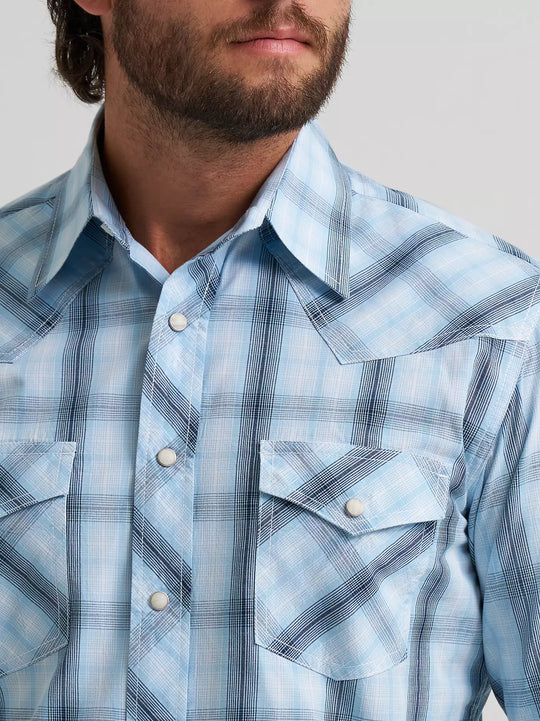 Men's Wrangler 20X® Competition Advanced Comfort Long Sleeve Two Pocket Western Snap Shirt - 112378719