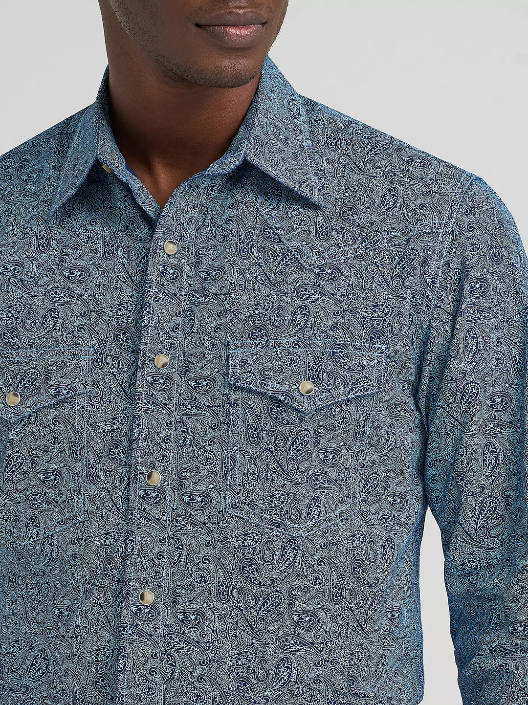 Men's Wrangler 20X® Competition Advanced Comfort Long Sleeve Two Pocket Western Snap Shirt - 112378720