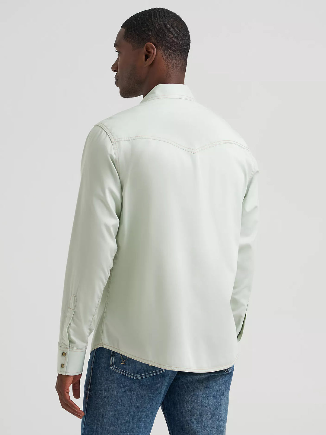 Men's Wrangler Retro® Premium Western Snap Solid Shirt - 112378802