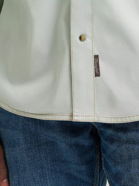 Men's Wrangler Retro® Premium Western Snap Solid Shirt - 112378802