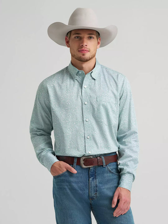 Men's Wrangler Cody Johnson One Pocket Button Down Shirt - 112378970