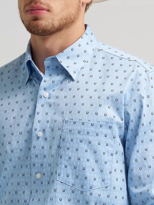 Men's Wrangler Cody Johnson One Pocket Button Down Shirt - 112378977