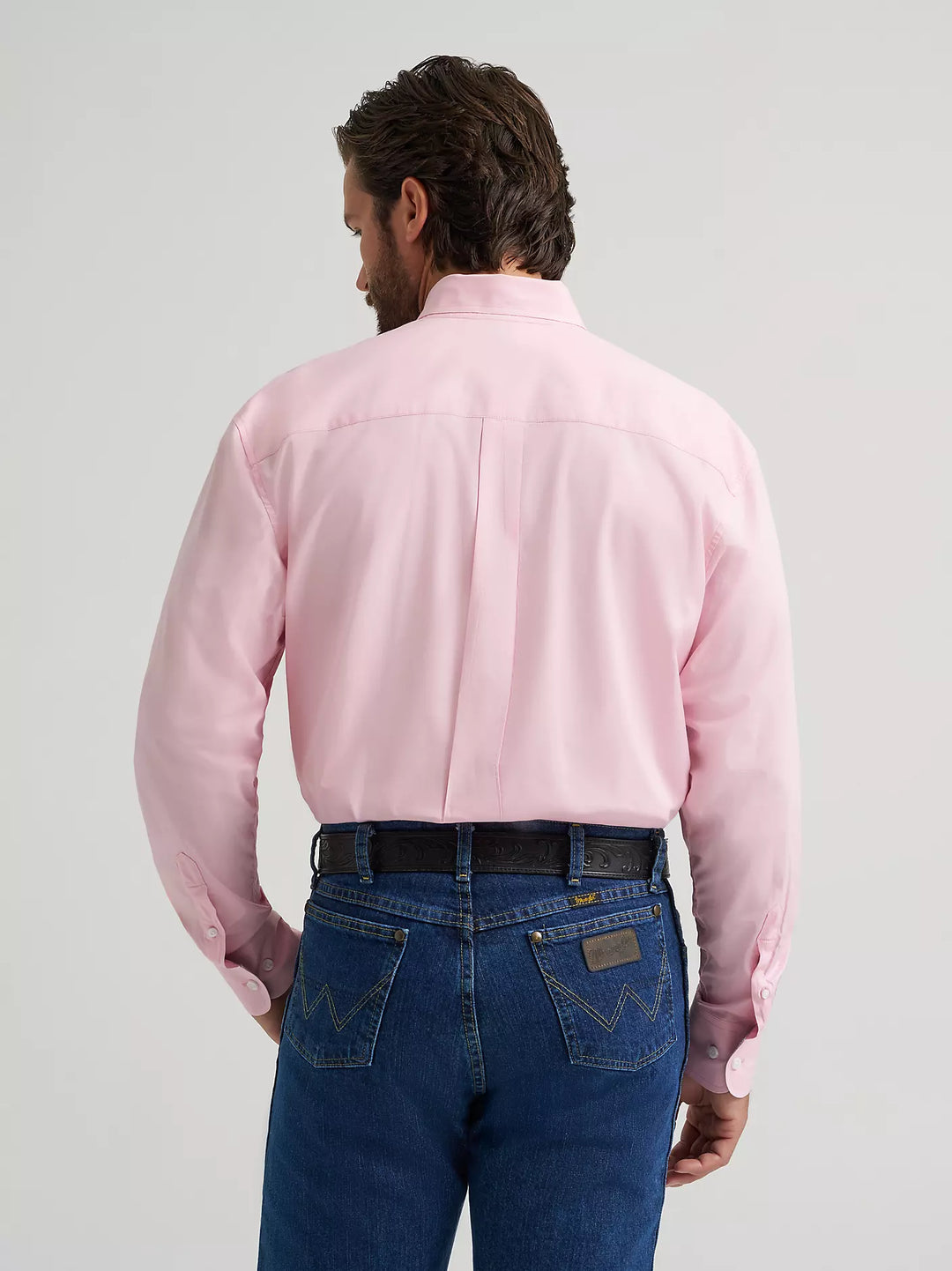 Wrangler® George Strait™ Solid One Pocket Button Down Shirt - 112379046