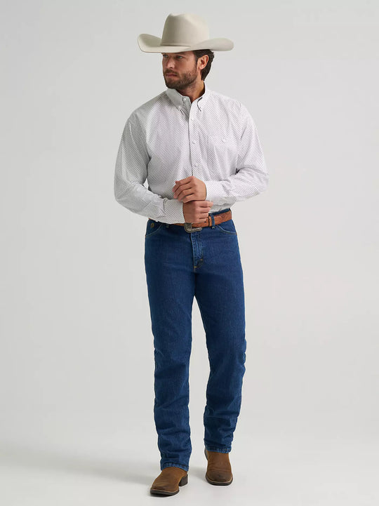 Men's Wrangler® George Strait™ Long Sleeve Button Down One Pocket Shirt - 112379057