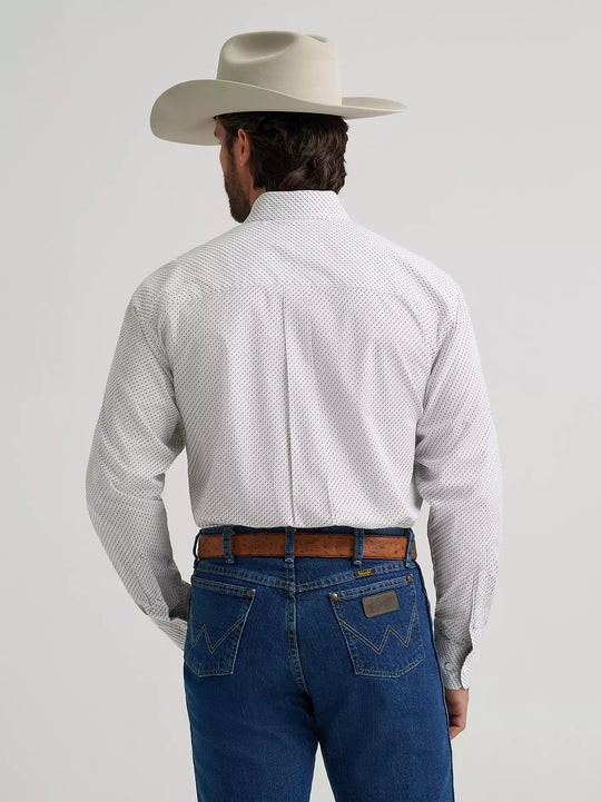 Men's Wrangler® George Strait™ Long Sleeve Button Down One Pocket Shirt - 112379057