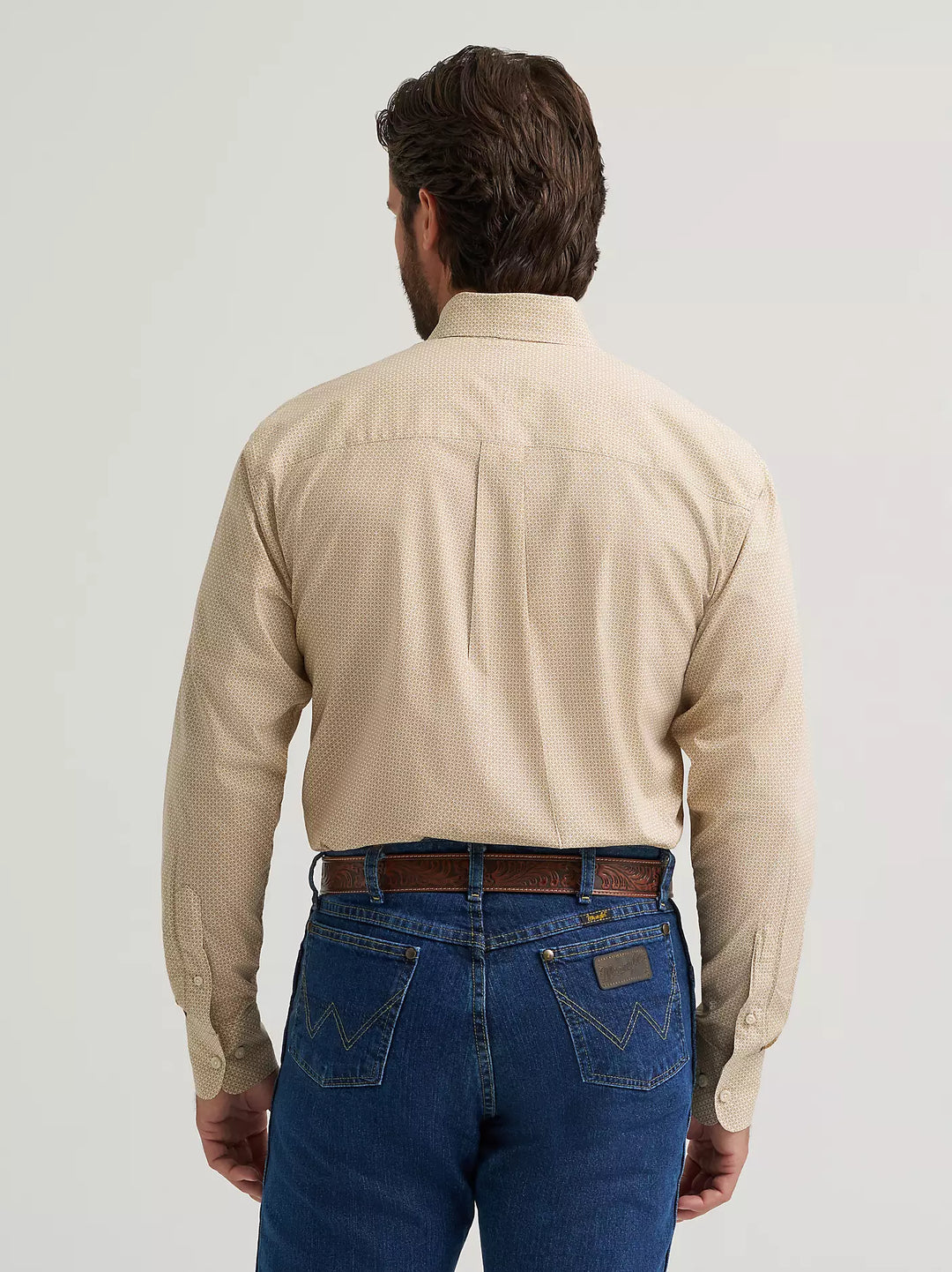 Men's Wrangler® George Strait™ Long Sleeve Button Down One Pocket Shirt - 112379067