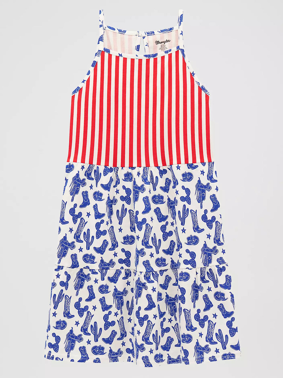 Girl's Wrangler Americana Western Tank Dress - 112379387