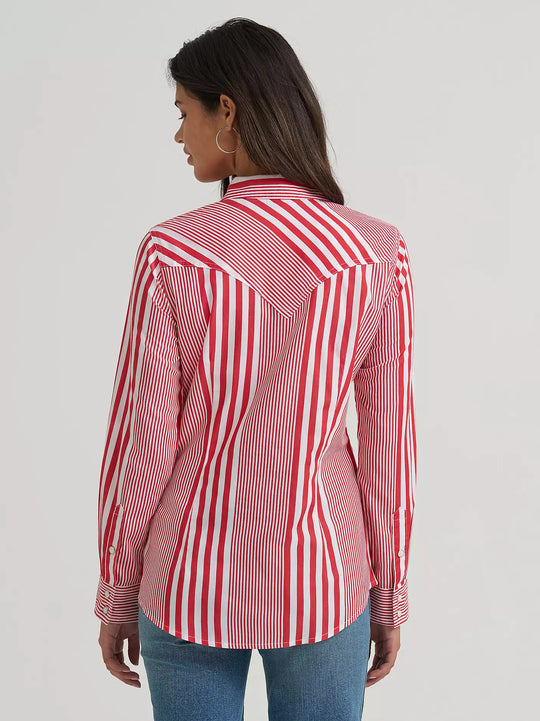 Women's Wrangler Olivia Western Slim Snap Shirt - 112379520