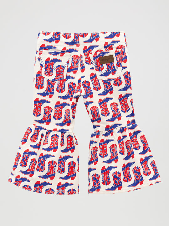 Kids Wrangler Casey Pull Up Flare - 112379569