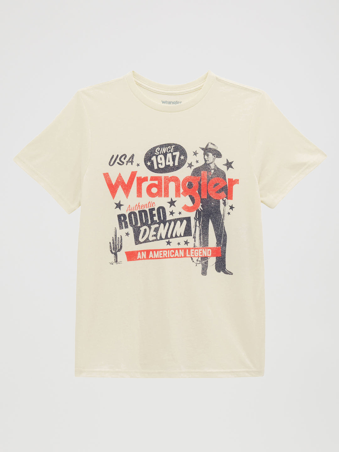 Ladies Wrangler Egret Tee - 112379662