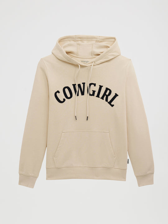 Ladies Wrangler Cowgirl Applique Pullover Hoodie - 112380253
