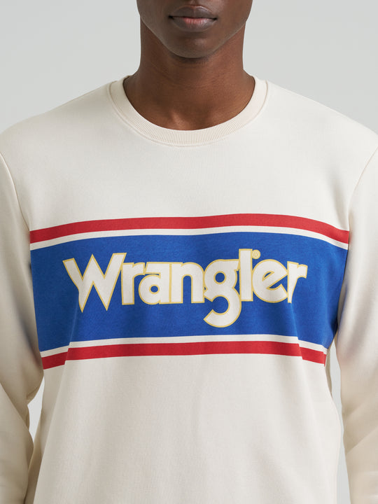 Men's Wrangler Long Sleeve Crew Sweatshirt - 112380290