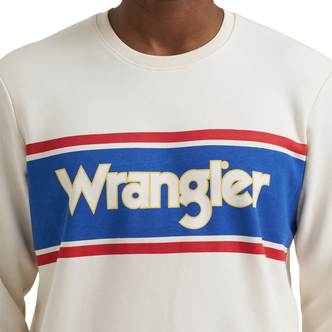 Men's Wrangler Long Sleeve Crew Sweatshirt - 112380290