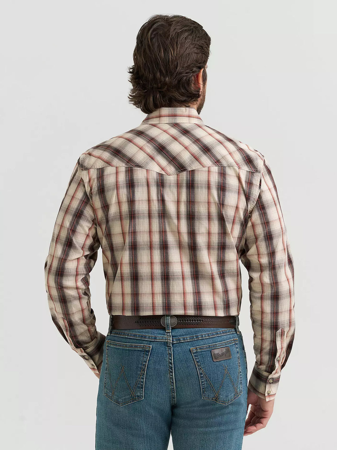 Men's Wrangler 20X® Competition Advanced Comfort Long Sleeve Two Pocket Western Snap Shirt - 112381479