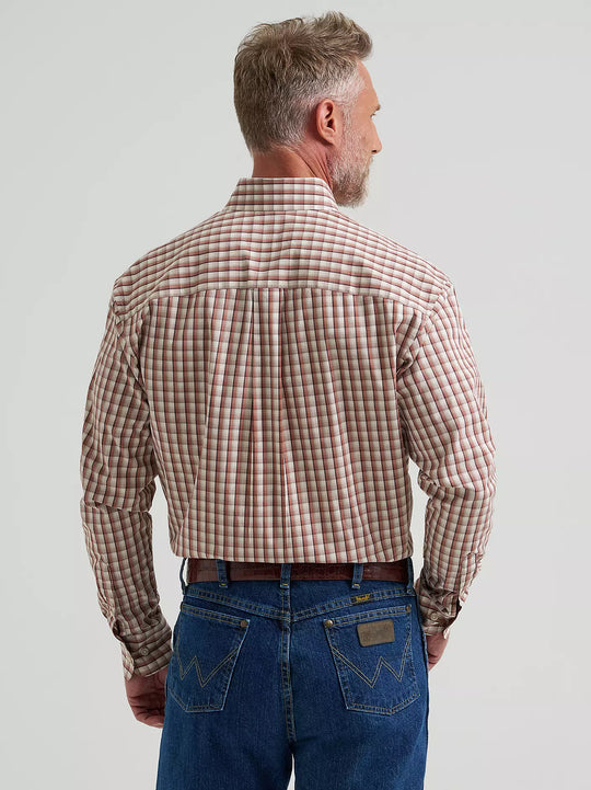 Wrangler® George Strait™ Long Sleeve Button Down One Pocket Shirt - 112381953