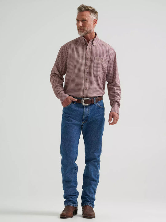 Men's Wrangler® George Strait™ Performance Button Down Shirt - 112381956