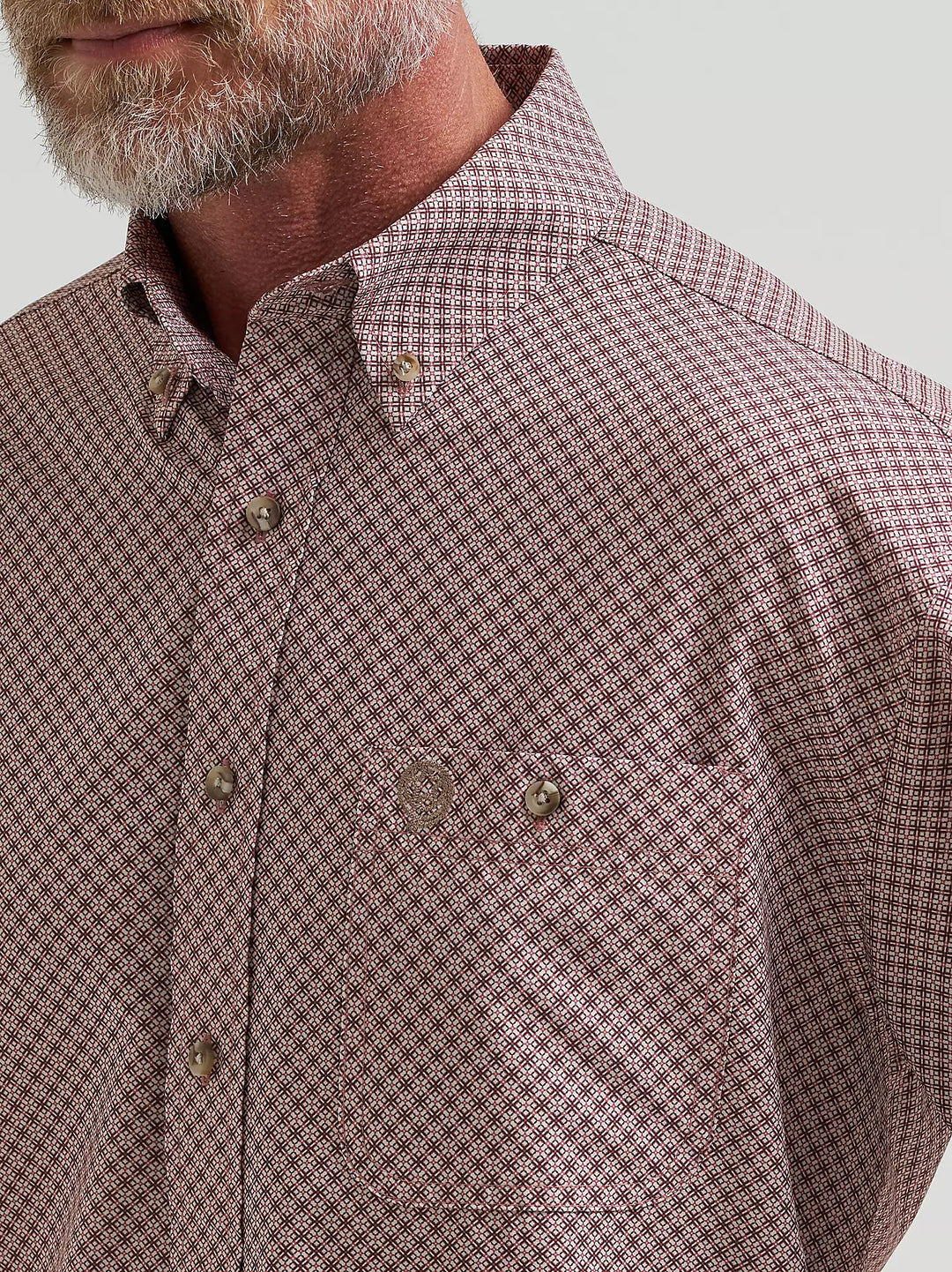 Men's Wrangler® George Strait™ Performance Button Down Shirt - 112381956