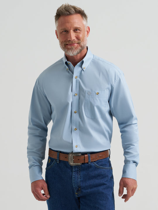 Men's Wrangler George Straight Long Sleeve Shirt - 112381957