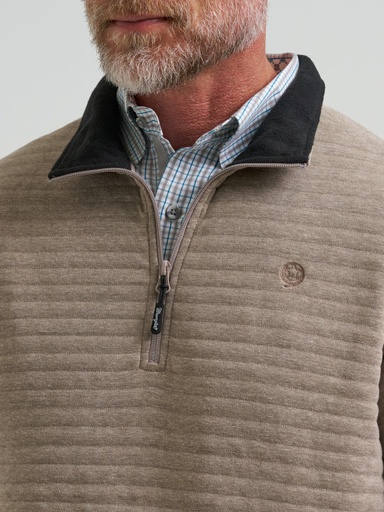 Men's George Strait Quarter-Zip Quilted Pullover - 112381977