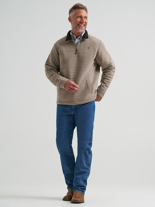 Men's George Strait Quarter-Zip Quilted Pullover - 112381977