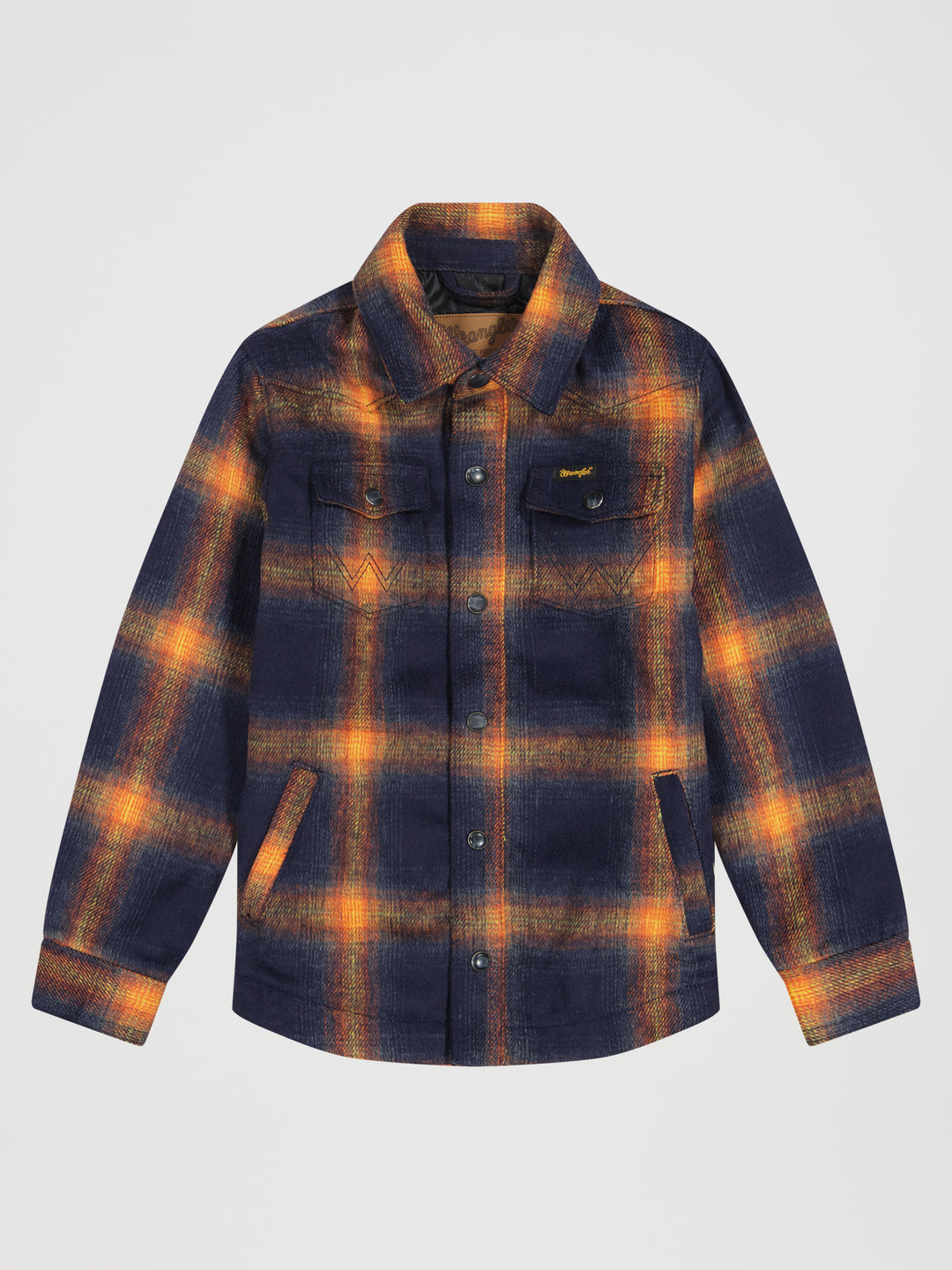 Little Boy's Wrangler Quilt Lined Flannel Shirt Jacket - 112382029
