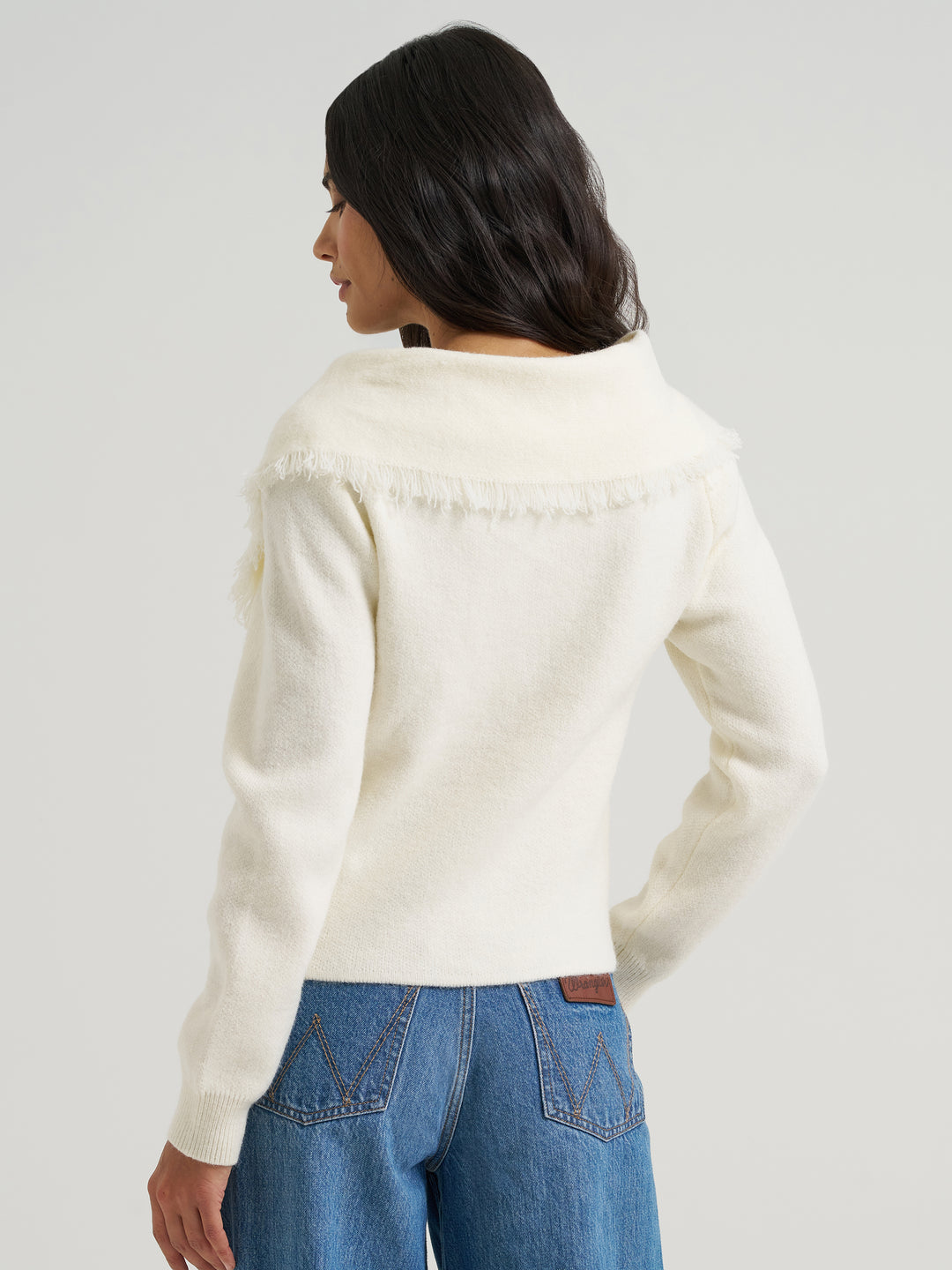 Ladies Wrangler Sweater Cardigan - 112382510