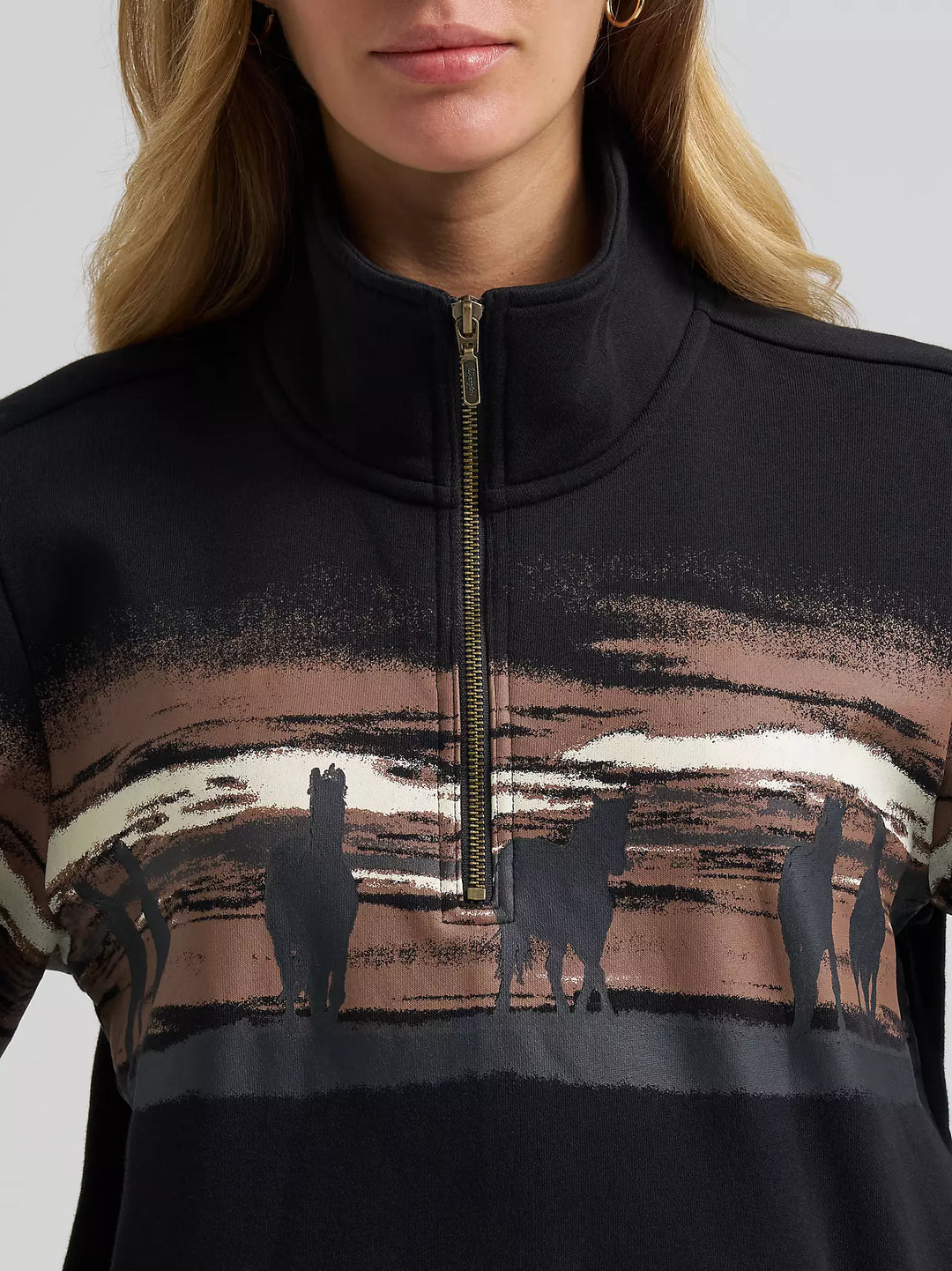 Ladies Wrangler Wild West Pullover - 112382737