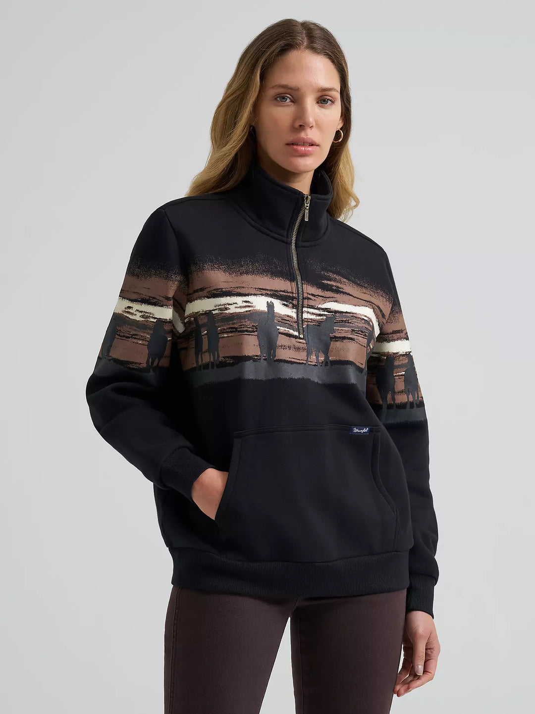 Ladies Wrangler Wild West Pullover - 112382737