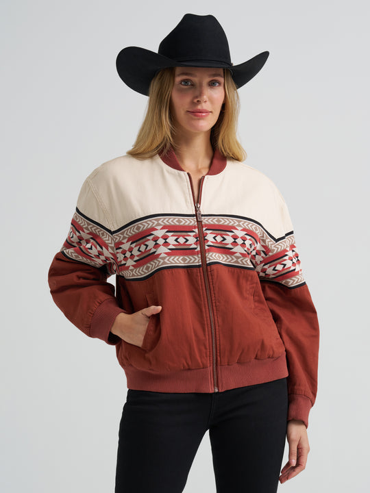 Ladies Wrangler® Checotah Bomber Jacket - 112382791