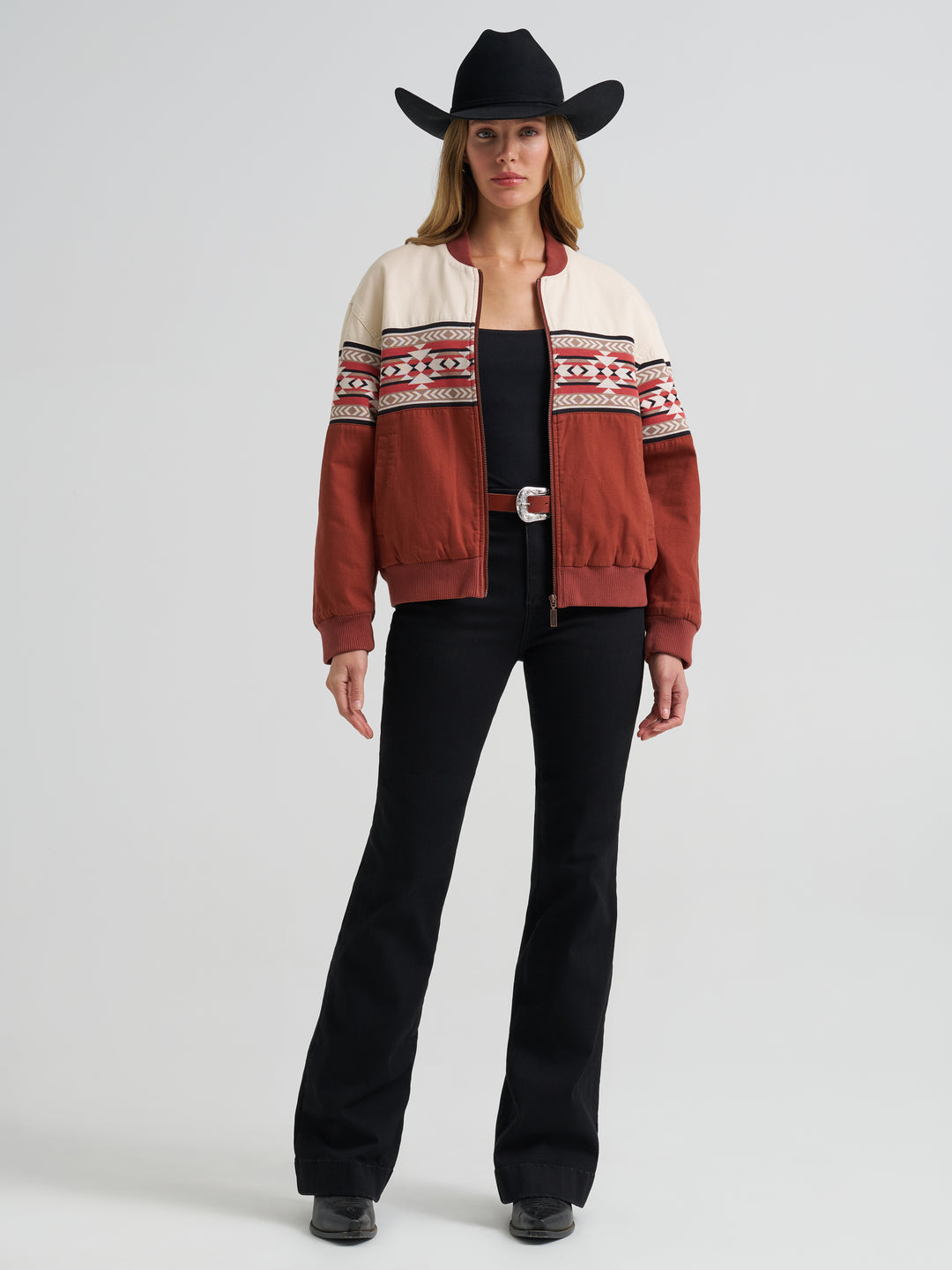 Ladies Wrangler® Checotah Bomber Jacket - 112382791