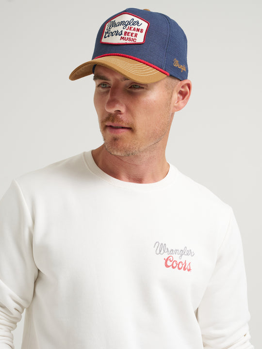 Wrangler X Coors Banquet 2.0 White Crewneck - 112383041