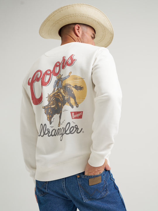 Wrangler X Coors Banquet 2.0 White Crewneck - 112383041