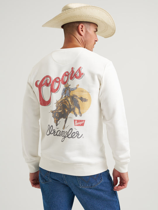 Wrangler X Coors Banquet 2.0 White Crewneck - 112383041
