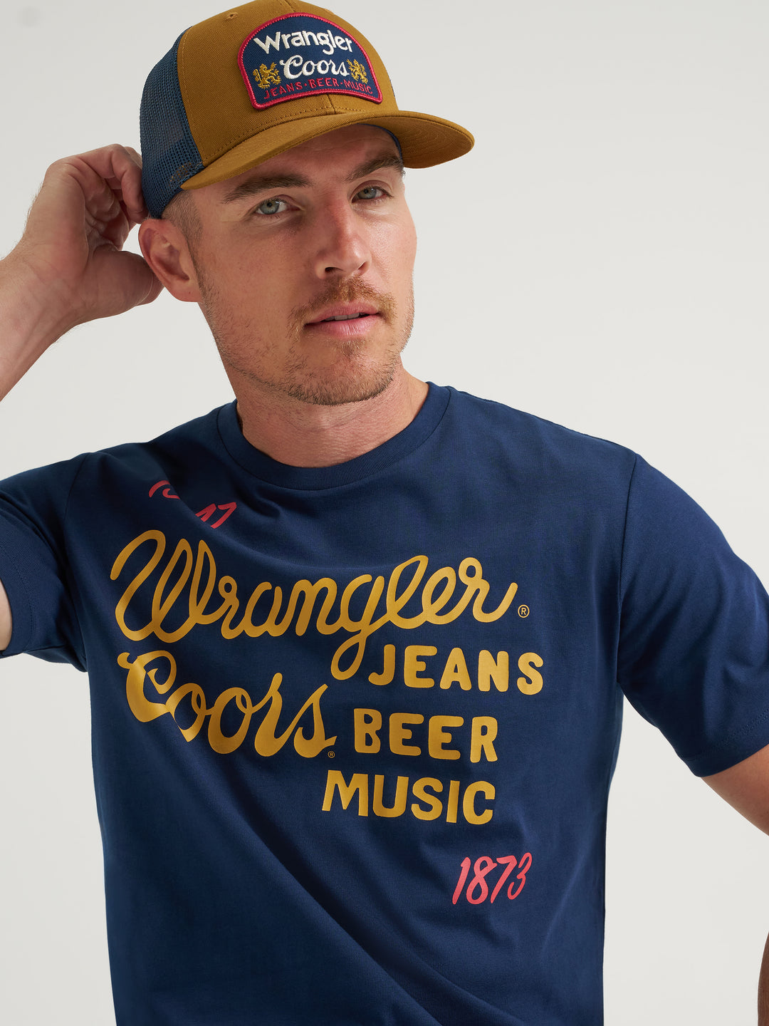 Men's Wrangler X Coors Banquet 2.0 Navy T-Shirt - 112383042