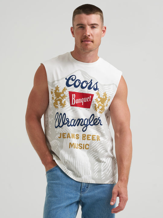 Men's Wrangler X Coors Banquet 2.0 Cut Off Tank - 112383044