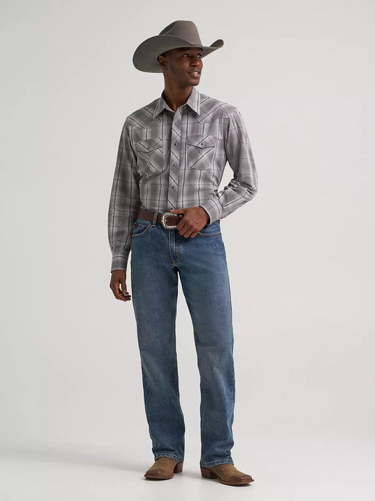 Men's Wrangler 20X® Competition Advanced Comfort Long Sleeve Two Pocket Western Snap Shirt - 112384661
