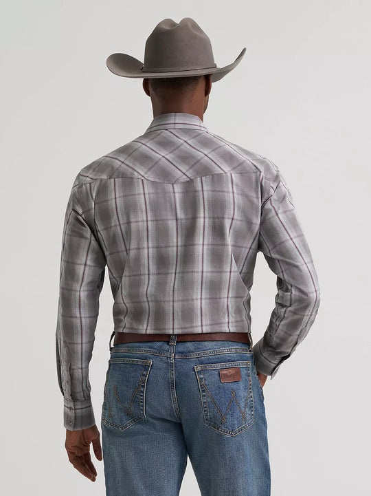 Men's Wrangler 20X® Competition Advanced Comfort Long Sleeve Two Pocket Western Snap Shirt - 112384661
