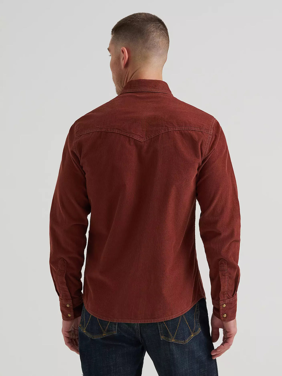 Men's Wrangler Retro® Premium Western Snap Corduroy Shirt - 112384767