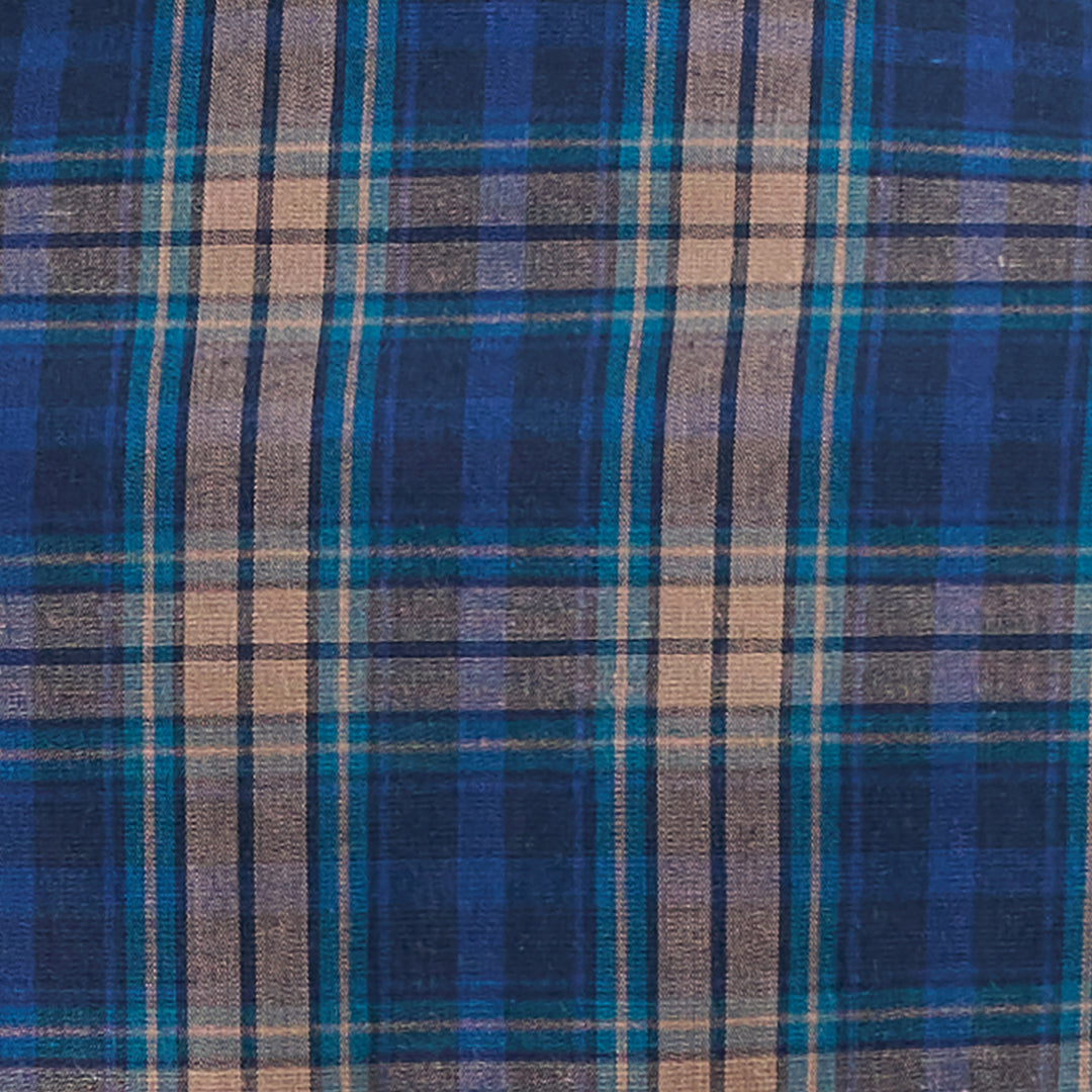 Men's Wrinkle Resist Long Sleeve Western Snap Plaid Shirt - 112385340