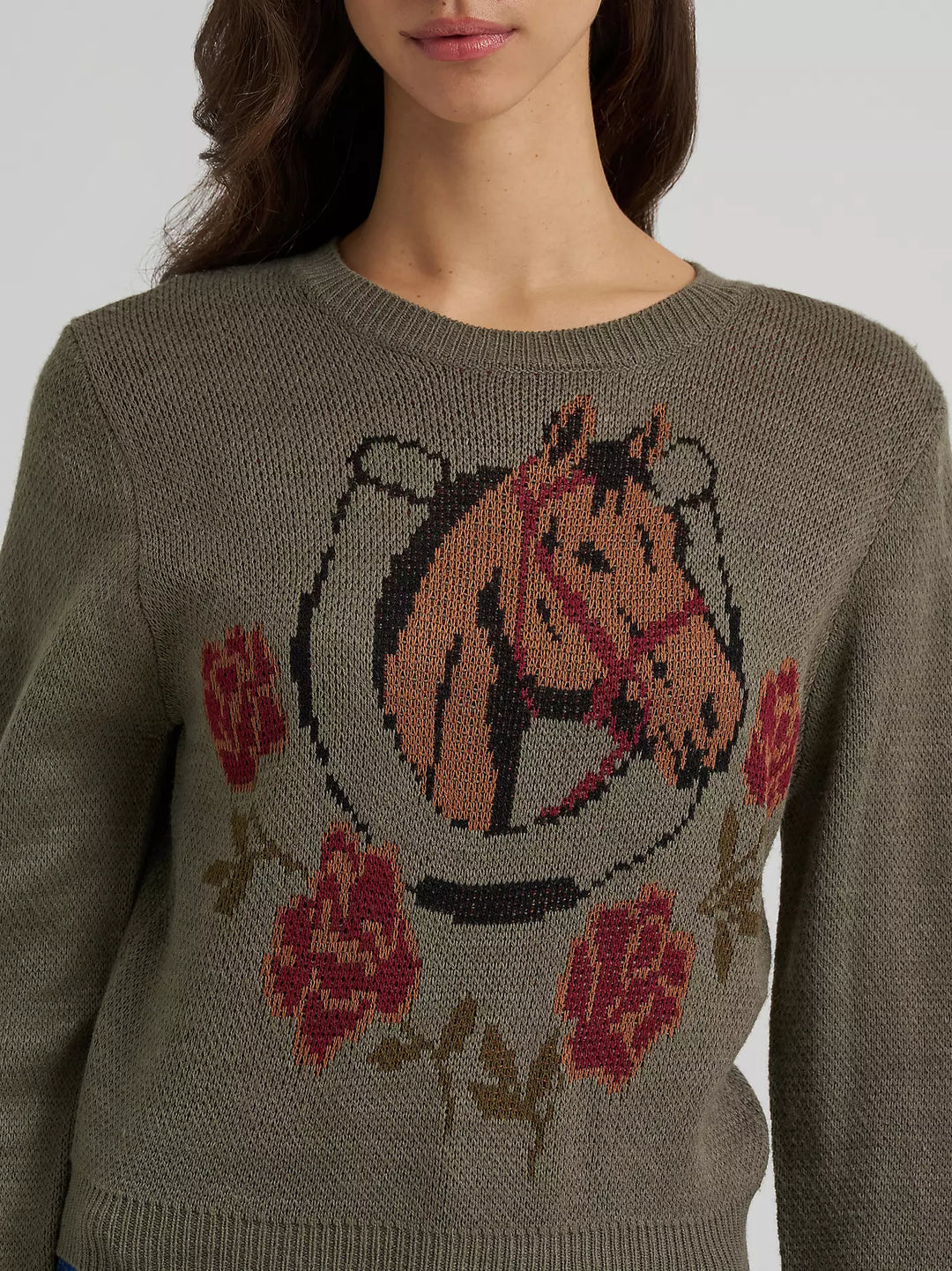 Ladies Wrangler Stay A While Sweater - 112385386