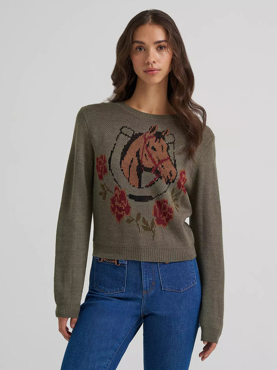 Ladies Wrangler Stay A While Sweater - 112385386