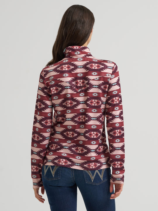 Ladies Wrangler Skye Performance Quarter Snap Pullover - 112385444