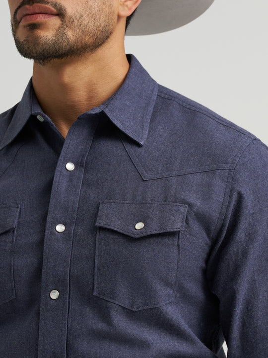 Men's Wrangler® X Cody Johnson Long Sleeve Classic Fit Snap Shirt - 112385451